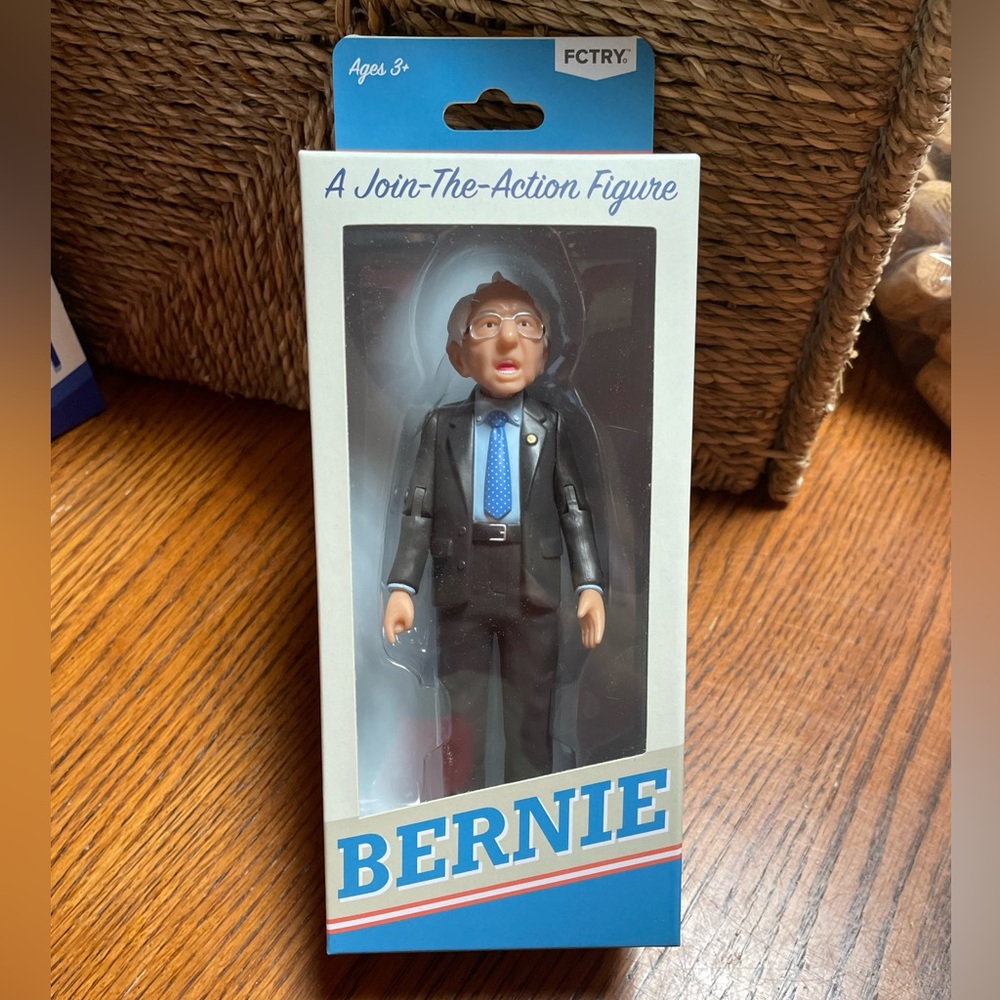 Bernie action figure